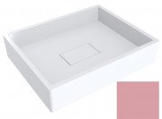 Раковина для ванної Miraggio Capri 49,4 х39, 5 см литої мармур Miramarble світло-рожевий 0000285