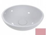 Раковина для ванной Miraggio Palermo Ø49,7 см литой мрамор Miramarble светло-розовый 0000335