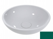 Раковина для ванної Miraggio Palermo Ø49,7 см лита мармур Miramarble опаловий зелений матовий 0000339