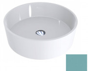 Раковина для ванної Miraggio Sofia Ø47,7 см литий мармур Miramarble пастельно-бірюзовий 0000342