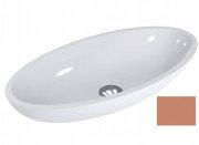 Раковина для ванной Miraggio Nice 59,5х29,7 см литой мрамор Miramarble бежево-красный 0001134