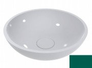 Раковина для ванної Miraggio Palermo Ø49,7 см лита мармур Miramarble опаловий зелений матовий 0000339