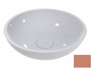 Раковина для ванної Miraggio Palermo Ø49,7 см литий мармур Miramarble бежево-червоний матовий 0000962