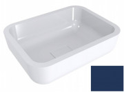 Раковина для ванної Miraggio Monaco 59,5х44,7 см литий мармур Miramarble сапфірово-синій 0000321