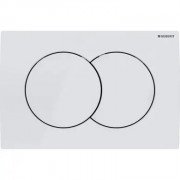 Кнопка змиву Geberit Delta01 подвійний змив пластик білий альпійський 115.107.11.1