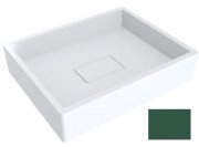 Раковина для ванної Miraggio Capri 49,4 х39, 5 см литої мармур Miramarble сосновий зелений 0000800