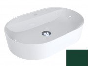 Раковина для ванної Miraggio France 60х40 см мармур мармур Miramarble зелений мох матовий 0000685