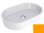 Раковина для ванної Miraggio Sorrento 55х35,1 см литий мармур Miramarble динно-жовтий 0000347