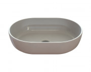 Раковина для ванної кімнати Snail Персія 54х38 см ливарний мармур білий 175