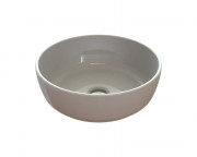 Раковина для ванной Snail Сакура Ø40 см литьевой мрамор белый 177