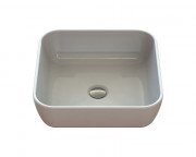 Раковина для ванной Snail Палермо 40х40 см литьевой мрамор белый 178