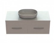 Тумба Snail Венера з раковиною Персія 120х55 см фарбований МДФ/мармур ливарний білий 1200KM175