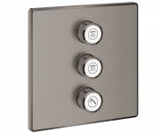 Переключатель для душа Grohe Grohtherm SmartControl на 3 выхода графит темный матовый 29127AL0