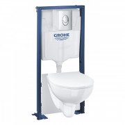 Система інсталяції Grohe Solido 5 в 1 із підвісним унітазом сидінням та клавішею Skate Air 39903000