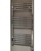 Полотенцесушитель электрический Zehnder Virando 100х50 см с тэном NEX с проводом хром AB-100-050-NEX-SC