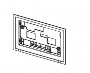 Монтажна рамка для панелі змиву TECE TECElux mini 9820397