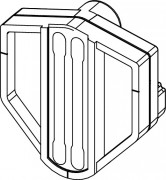 Захист застінного простору для встановлення унітазу-біде TECE 9820568