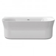 Ванна акрилова Ravak Ypsilon Wall 178x86 см білий/злив перелив хром XC00100028