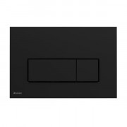 Кнопка смыва Ravak Uni Slim двойной смыв пластик черный X01744