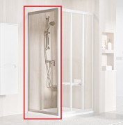 Душова бокова стінка Ravak Supernova APSS 90х195 см профіль сатин/прозоре скло 94070UO2Z1