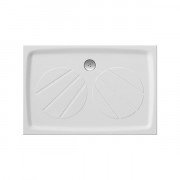 Душовий піддон Ravak Gigant Pro 100x90 см литий мармур білий XA03A701010