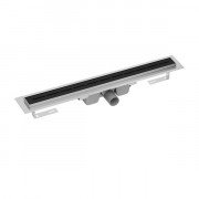 Жолоб водостічний Ravak Runway 850 мм нержавіюча сталь чорний X01751