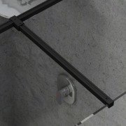 Комплект тримачів для душової кабіни Ravak W SET-Uni T-подібний чорний GWD010003024