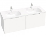 Тумба под раковину Ravak Classic II SD 1300 подвесная МДФ белый/белый X000001482