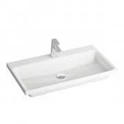 Раковина для ванної кімнати Ravak Comfort 80х46 см кераміка білий XJX01280001