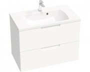 Тумба под раковину Ravak Classic II SD 800 подвесная МДФ белый/белый X000001480