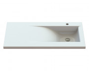 Раковина для ванної кімнати Snail Фенікс R 100х50 см ливарний мармур білий 159R