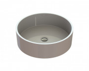 Раковина для ванної кімнати Snail Оазис Ø43 см ливарний мармур білий 170