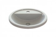 Раковина для ванної кімнати Snail Терра Ø42,5 см ливарний мармур білий 154
