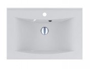 Раковина для ванной Fancy Marble Lucia 700 искусственный камень белый 1307101