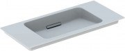Раковина для ванної Geberit One 90 см білий санфарфор/ KeraTect заслінка білий блискучий 500.395.01.3