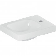 Раковина для ванной Geberit iCon Light 28х38 см с отверстием под смеситель справа санфарфор белый 501.830.00.1