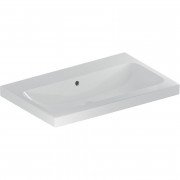 Раковина для ванної Geberit iCon Light 75x48 см без отвору під змішувач білий санфарфор 501.835.00.3