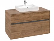 Тумба под раковину Villeroy & Boch Collaro 100х50 см ДСП дуб канзас C01600RH
