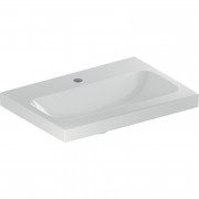 Раковина для ванної Geberit iCon Light 60x42 см з отвором під змішувач білий санфарфор 501.841.00.5