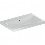Раковина для ванной Geberit iCon Light 75x48 см без отверстия под смеситель санфарфор белый 501.848.00.3