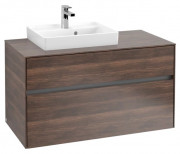 Тумба под раковину Villeroy & Boch Collaro 100х50 см с подсветкой ДСП дуб аризона C014B0VH