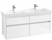 Тумба под раковину Villeroy & Boch Collaro 125,4х44,4 см с подсветкой ДСП матовый белый C013B0MS