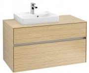 Тумба під раковину Villeroy & Boch Collaro 100х50 см із підсвічуванням ДСП північний дуб C014B0VJ