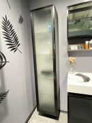 Пенал для ванной Fancy Marble Barbados 3 38х28х172 см ДСП/МДФ серый 30317013200