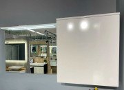 Дзеркальна шафа Fancy Marble Vivara дзеркало ліворуч 124,5х30 см ДСП/МДФ біла 22012512210