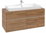 Тумба під раковину Villeroy & Boch Collaro 120х50 см із підсвічуванням ДСП кам'яний дуб C091B0RK