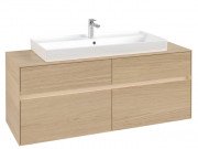 Тумба під раковину Villeroy & Boch Collaro 140х50 см із підсвічуванням ДСП північний дуб C092B0VJ