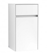 Шафка для ванної Villeroy & Boch Collaro 40,4x74,8х34,9 см петлі зліва ДСП матова біла C03200MS
