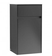 Шафка для ванної Villeroy & Boch Collaro 40,4x74,8х34,9 см петлі зліва МДФ чорний матовий лак C03200PD