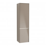 Пенал для ванной Villeroy & Boch Collaro 45,4x153,8х34,9 см петли слева с подсветкой ДСП трюфель серый C034L0VG